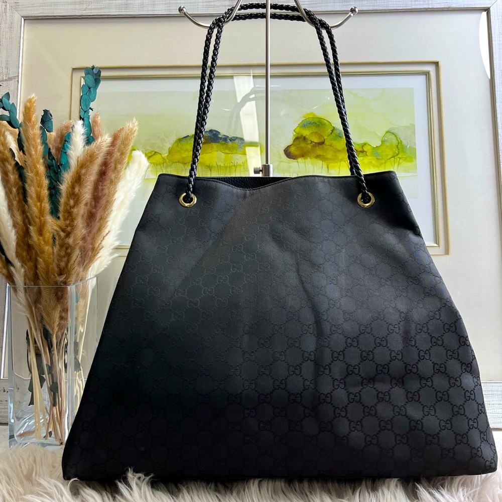 Gucci Nylon Monogram Tote Bag